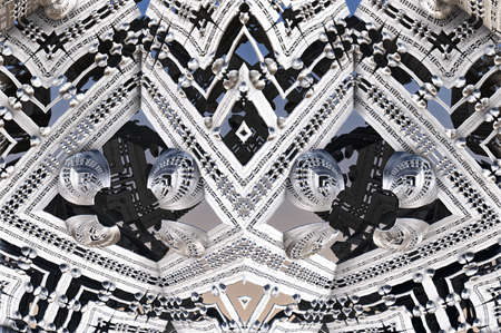 Abstract artwork - 3d illustration, organic geometric shapes.