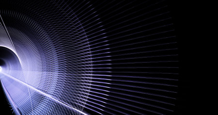 fractal wave. Abstract color dynamic background with lighting effect. fractal artの写真素材