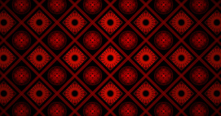 Mosaic ornaments. color geometric pattern. Colorful ornamental graphic design.の写真素材