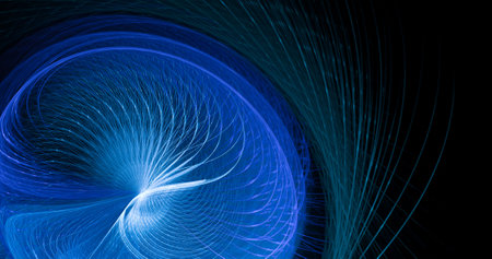 Technological textured background. Fractal graphics. Science and technology concept.