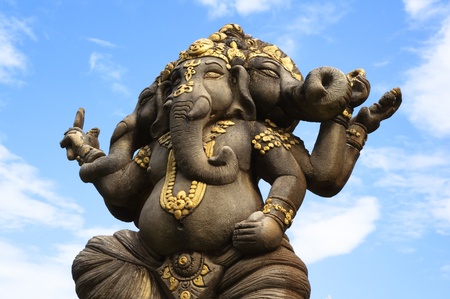 Three-headed Ganesh の写真素材