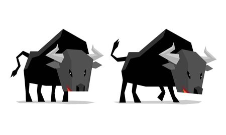 Bull, Bullfightingのイラスト素材