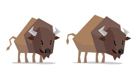 Bison (Buffalo)のイラスト素材