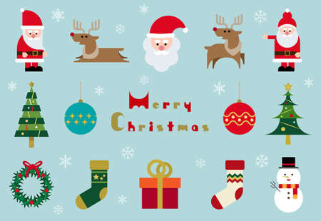 Illustrations for Christmasのイラスト素材