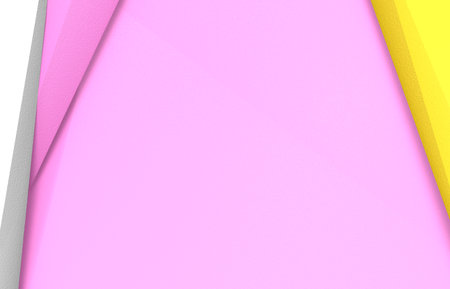 pink and yellow paper background with copy space for text or imageの写真素材