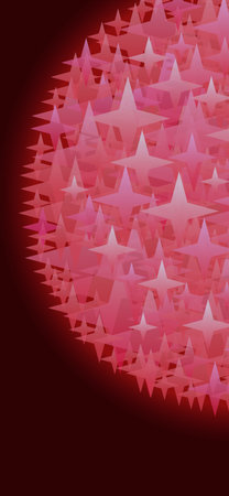 Abstract and fantastic wallpaper for smartphonesの写真素材
