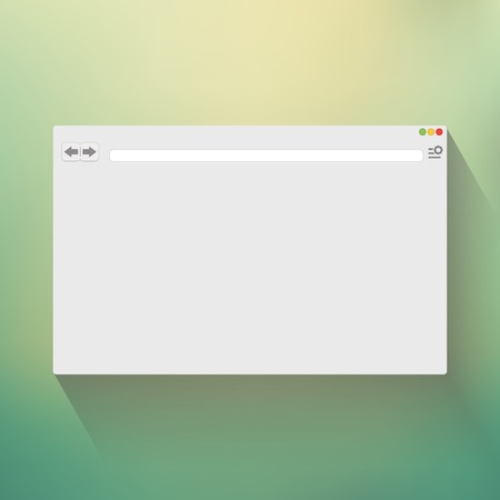 Blank window of internet browser for website presentationのイラスト素材