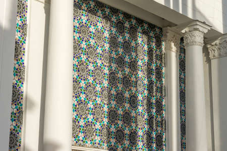 a fragment of mosaic wallの写真素材