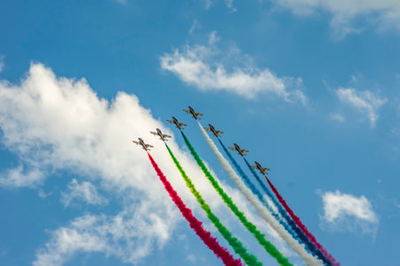 ZHUKOVSKY, MOSCOW REGION, RUSSIA - JULY 23, 2017: Expositions of International Aerospace Salon...