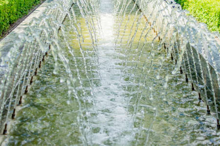 Water in a fountainの写真素材