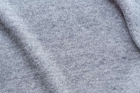 knitted grey fabric background