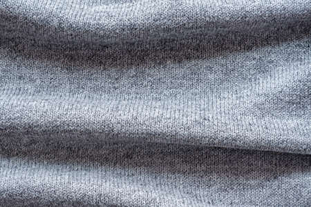 knitted grey fabric background