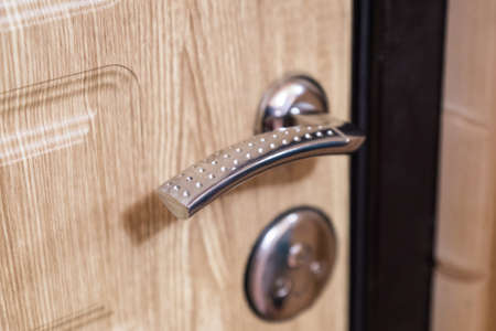 door locker closeup, soft focus