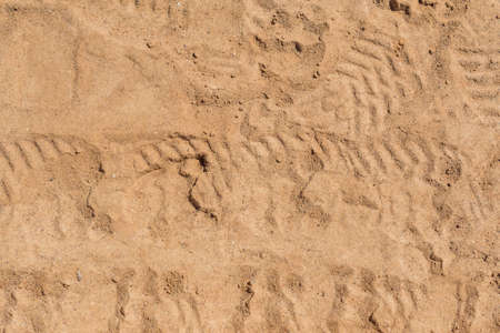 top view of Sand surface for background