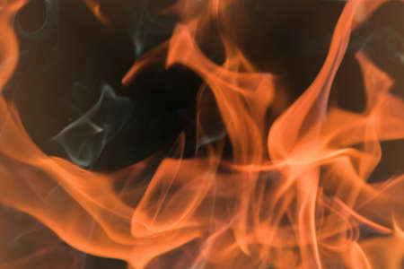 fire fame on black background