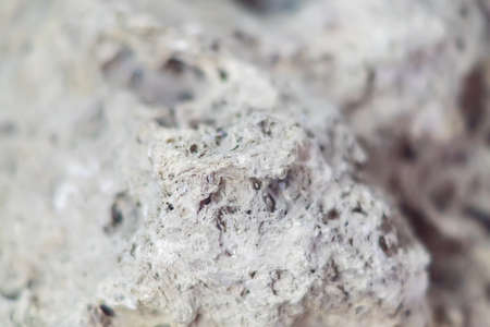 close up of gray stone texture with holes. Natural background