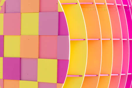 colorful gradient wooden background texture in pink colors.