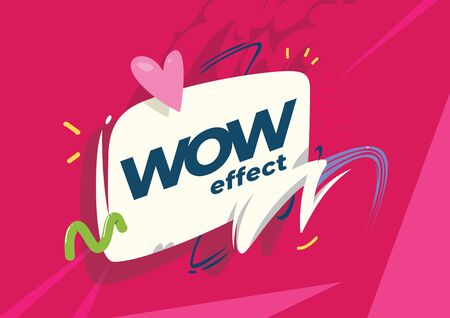 Vector speech bubbles with graphic elements. Motion style illustrationのイラスト素材