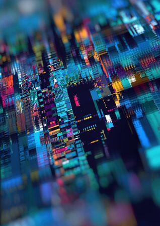 Rectangle abstract compositionの写真素材