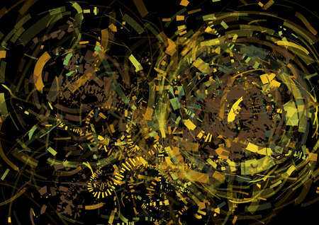 Decoration backdrop with gold confettiの写真素材