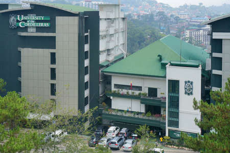 University of the Cordilleras in Baguio, Philippines, Southeast Asia. Photo taken on April 23, 2014.のeditorial素材