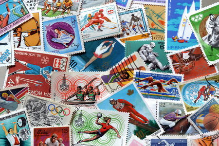Sport on stampsのeditorial素材