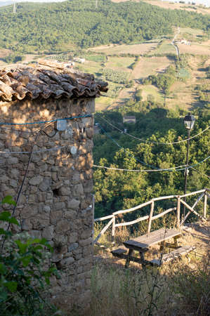 Castelpoto, Campania, Italy - 26 July, 2020: Castelpoto, a small village near Beneventoのeditorial素材