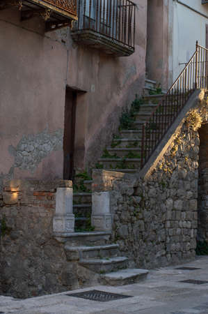 castelpoto, Campania, Italy - 26 July, 2020: Castelpoto, a small village near Beneventoのeditorial素材