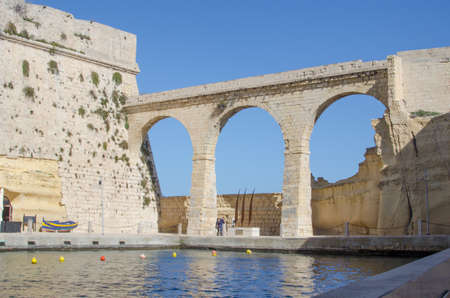 water to the fortの写真素材