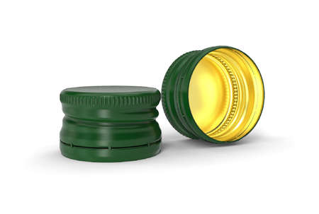3d illustration of bottle screw cap isolated
