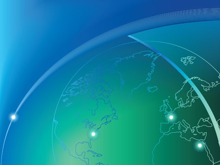 Background with the Earth. Vector illustration.のイラスト素材