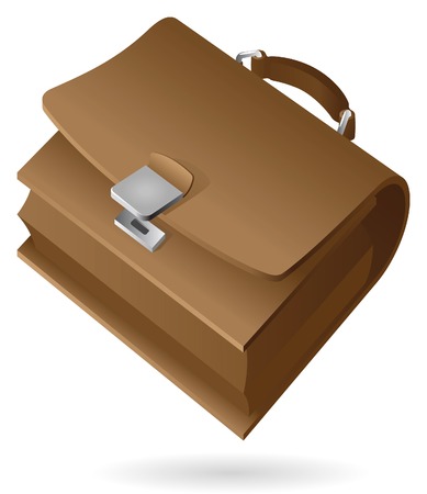 Isometric icon of brief-case. のイラスト素材