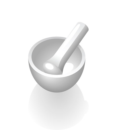Mortar and pestle.のイラスト素材