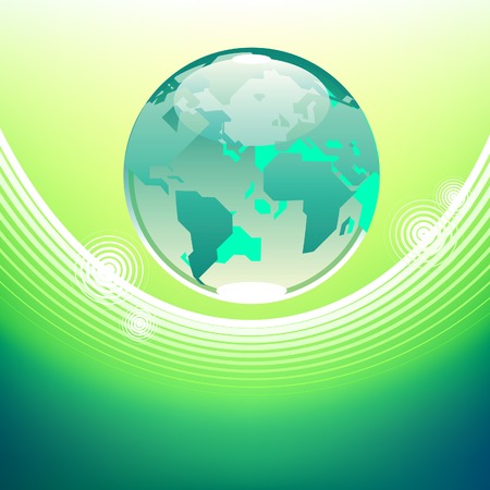 Planet ecology concept.のイラスト素材