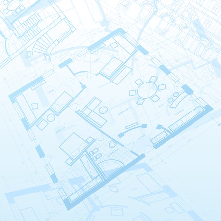 Abstract architectural background. Vector illustration.のイラスト素材