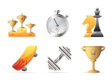 Icons for sport. Vector illustration.のイラスト素材