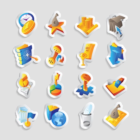 Icons for business and finance. Vector illustration.のイラスト素材