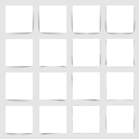 Vector transparent shadows  のイラスト素材