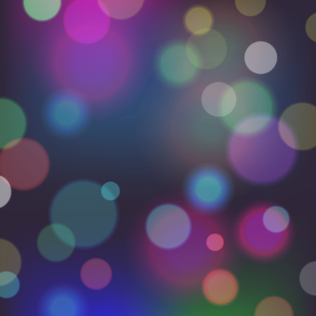 Festive background with bokeh defocused lights. Vector illustration.のイラスト素材