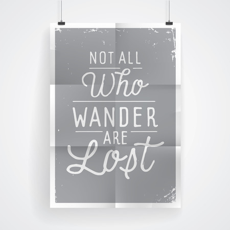 Poster with hand drawn lettering slogan on vintage background. Vector illustration.のイラスト素材