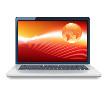 Laptop icon.のイラスト素材