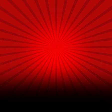Red background with black burst and black shadowed area for custom content の写真素材