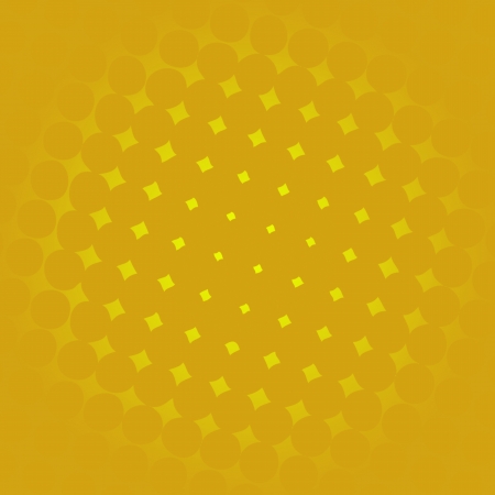 Yellow Halftone Backgroundの写真素材