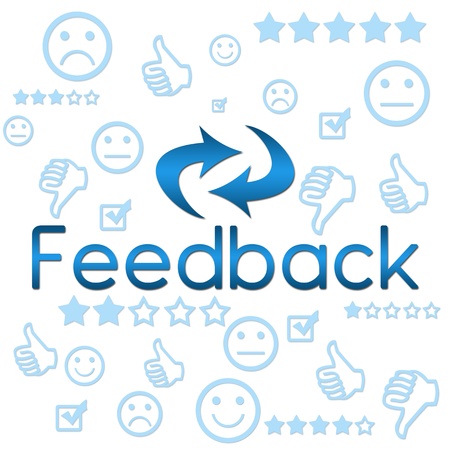 Feedback with Facesの写真素材