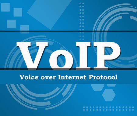 Voip Business Theme Backgroundの写真素材