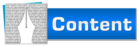 Content Pen Tip Text Texture Blue Buttonの写真素材