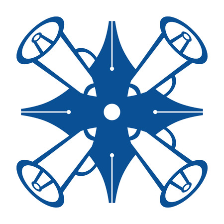 Pen Loudspeaker Symbolの写真素材