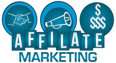 Affiliate Marketing Three Circles Stripesの写真素材