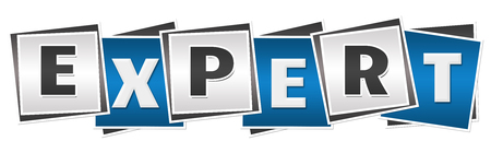 Expert Blue Grey Blocksの写真素材