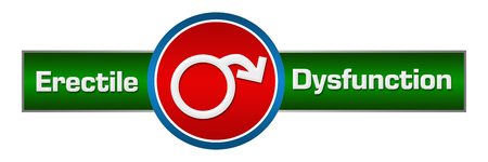 Erectile Dysfunction Green Blue Circle Center
